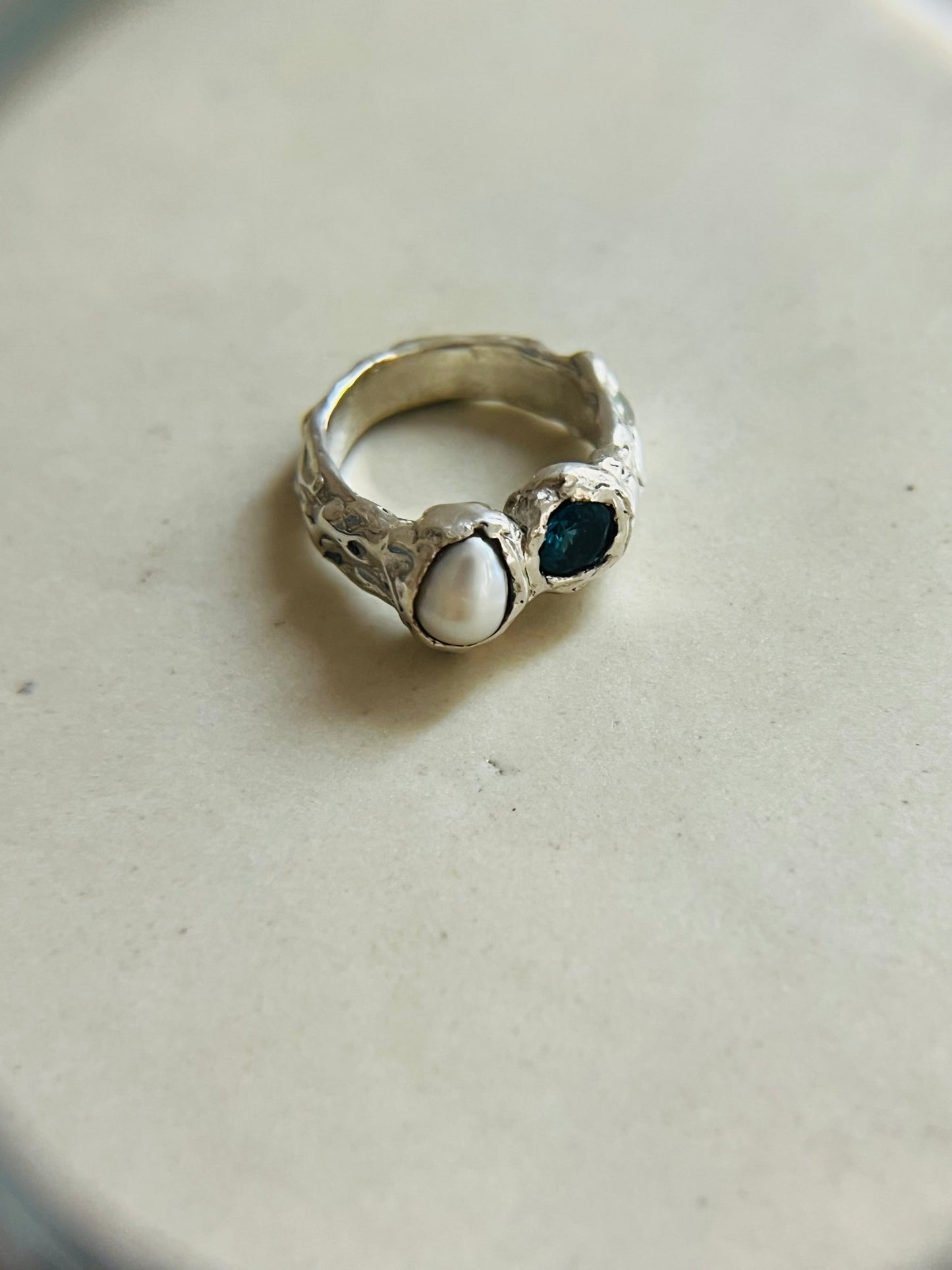 Anillo Gota Perla