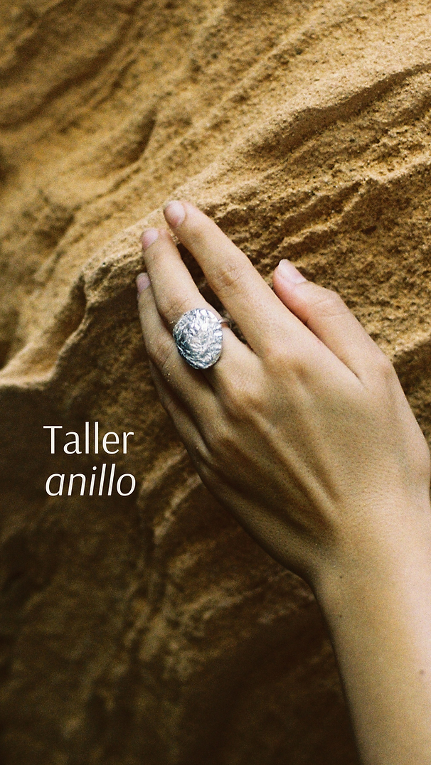 Vale por un taller Anillo de plata Volatil Joyeria