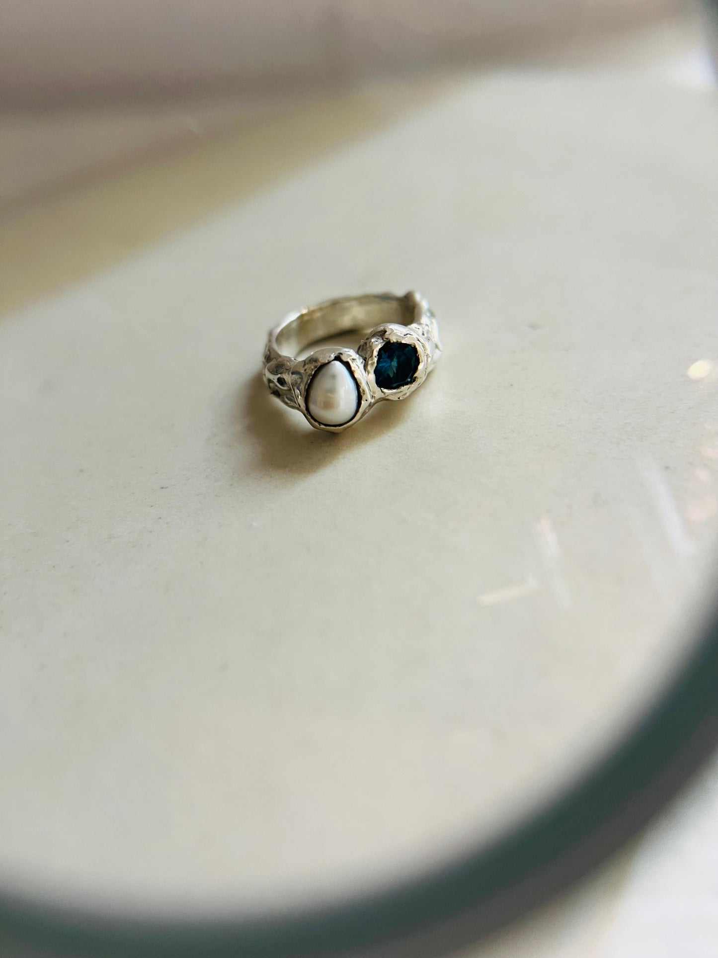 Anillo Gota Perla