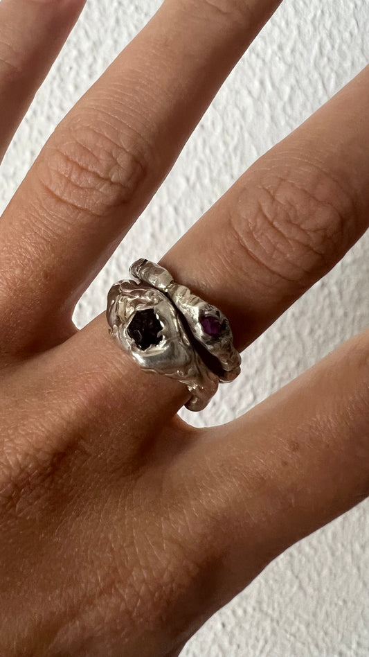 Anillo Piedra en bruto