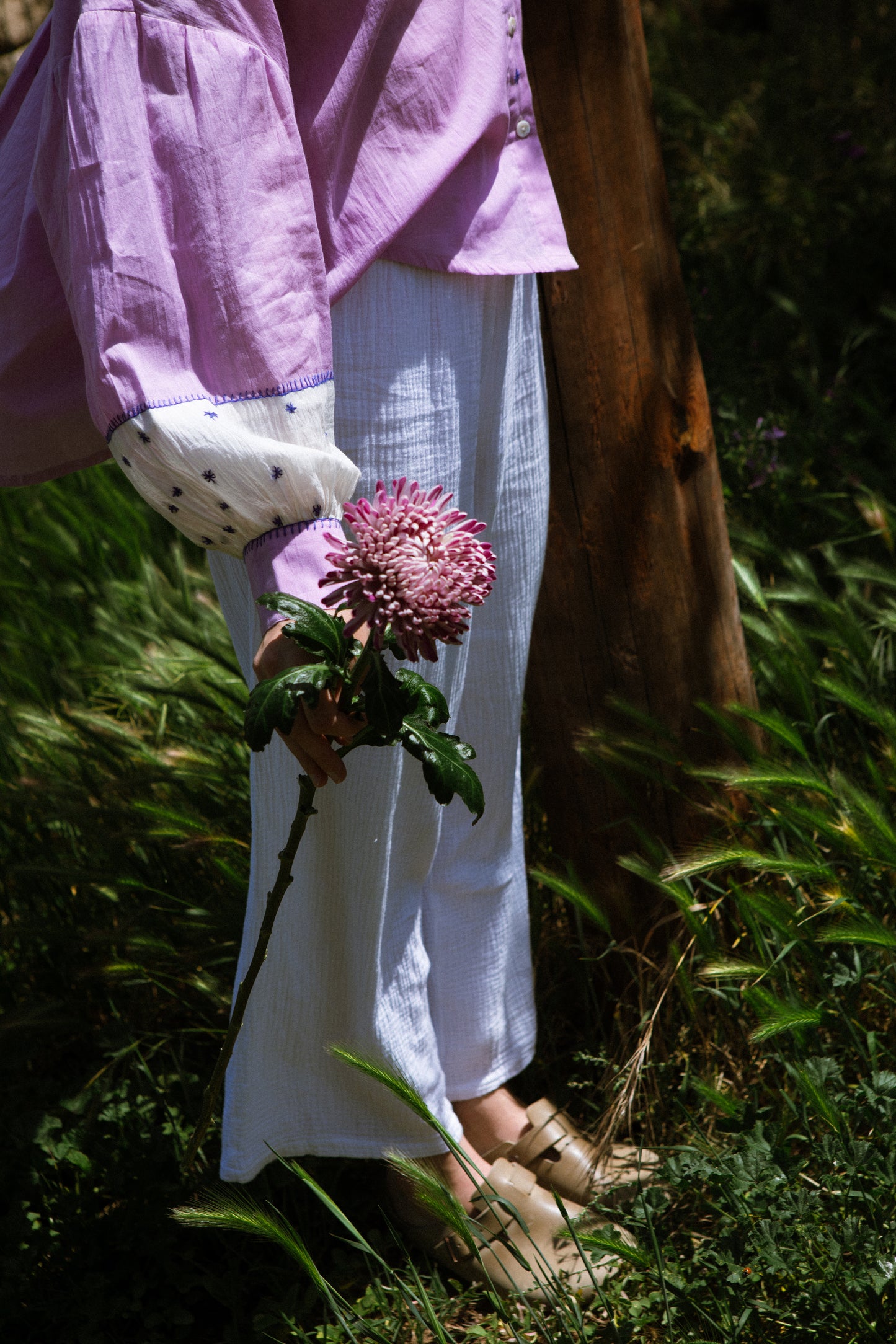 COLGANTE FLOR PIEDRA