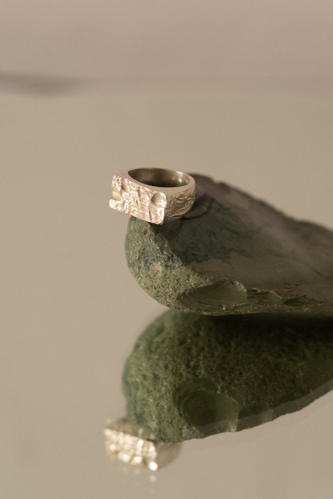 ANILLO SELLO PIZARRA