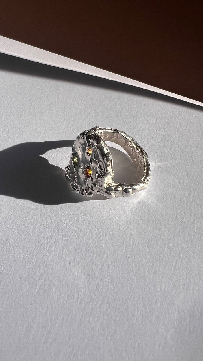 ANILLO SELLO MARESÍA PIEDRAS